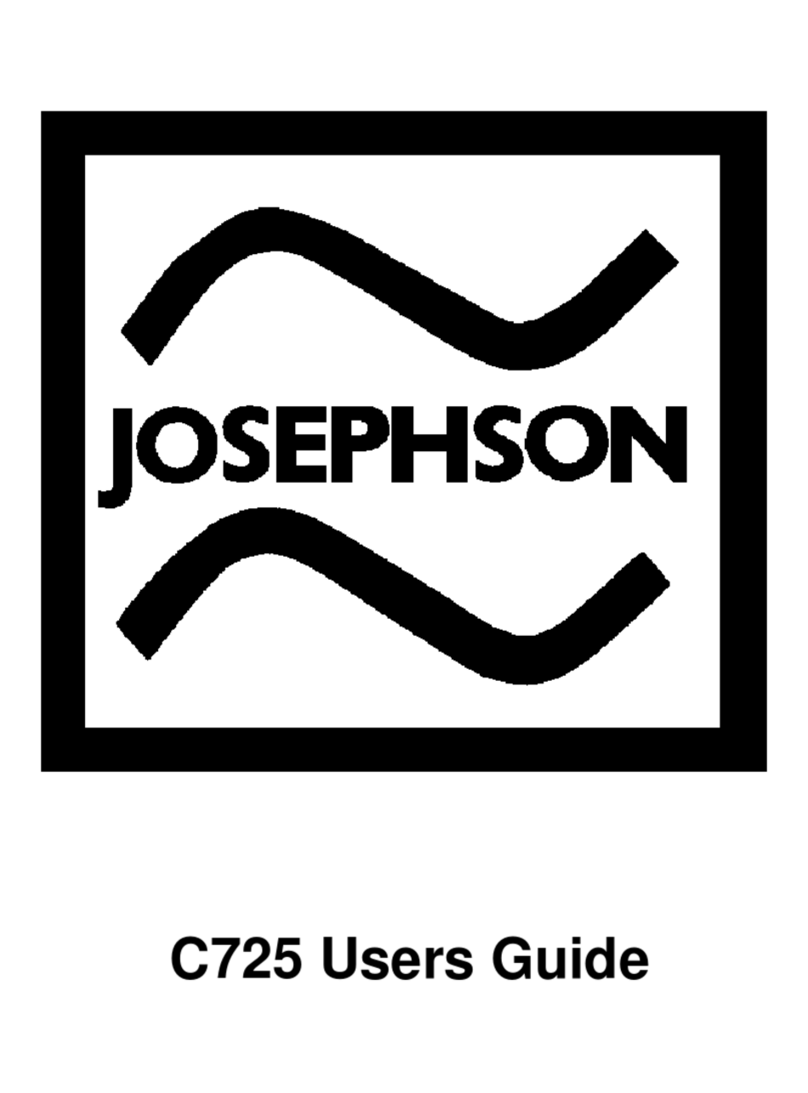 Josephson C725 user guide