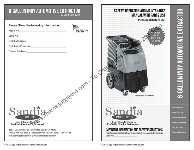 Sandia 86-4000-H Operation and maintenance manual