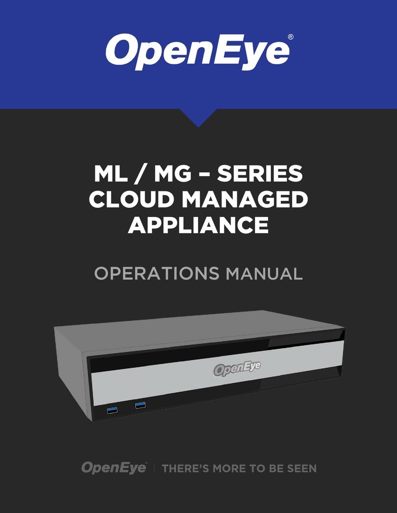 OpenEye ML Series Operation manual