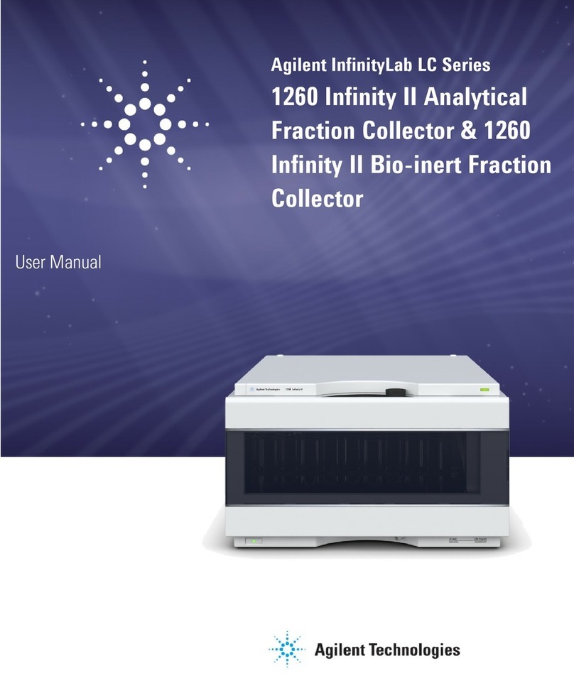 Agilent Technologies 1260Infinity II Bio-inert FractionCollector User manual