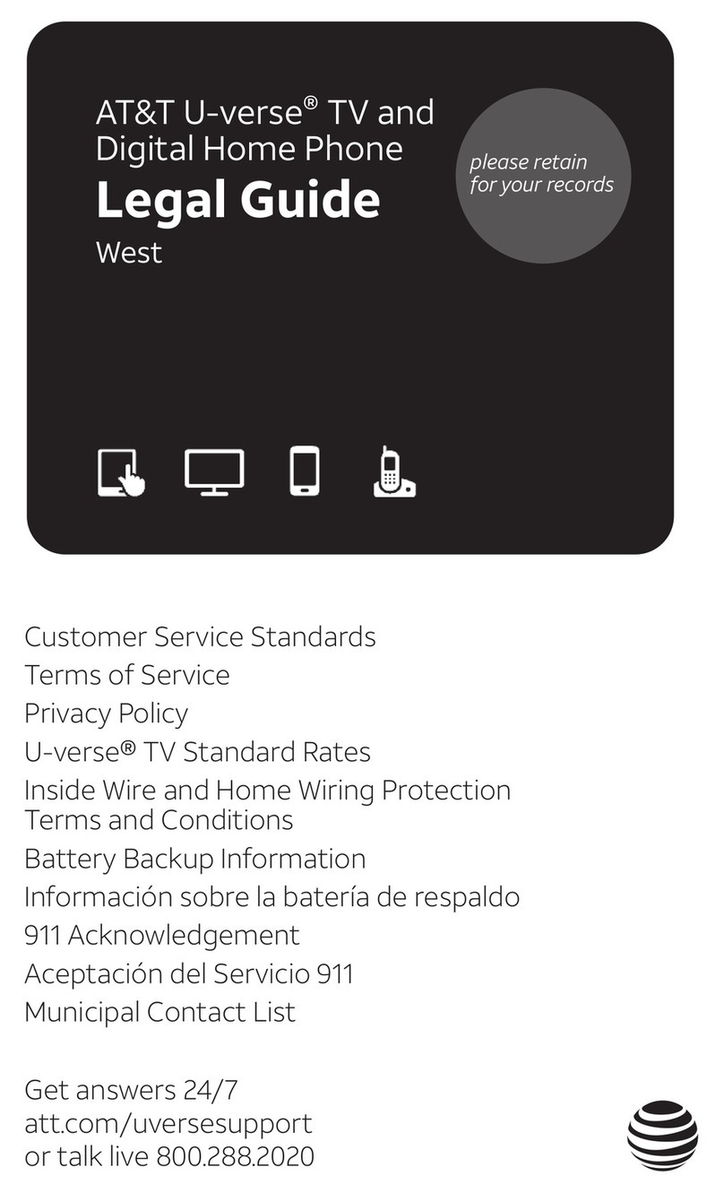 AT&T U-verse TV User manual