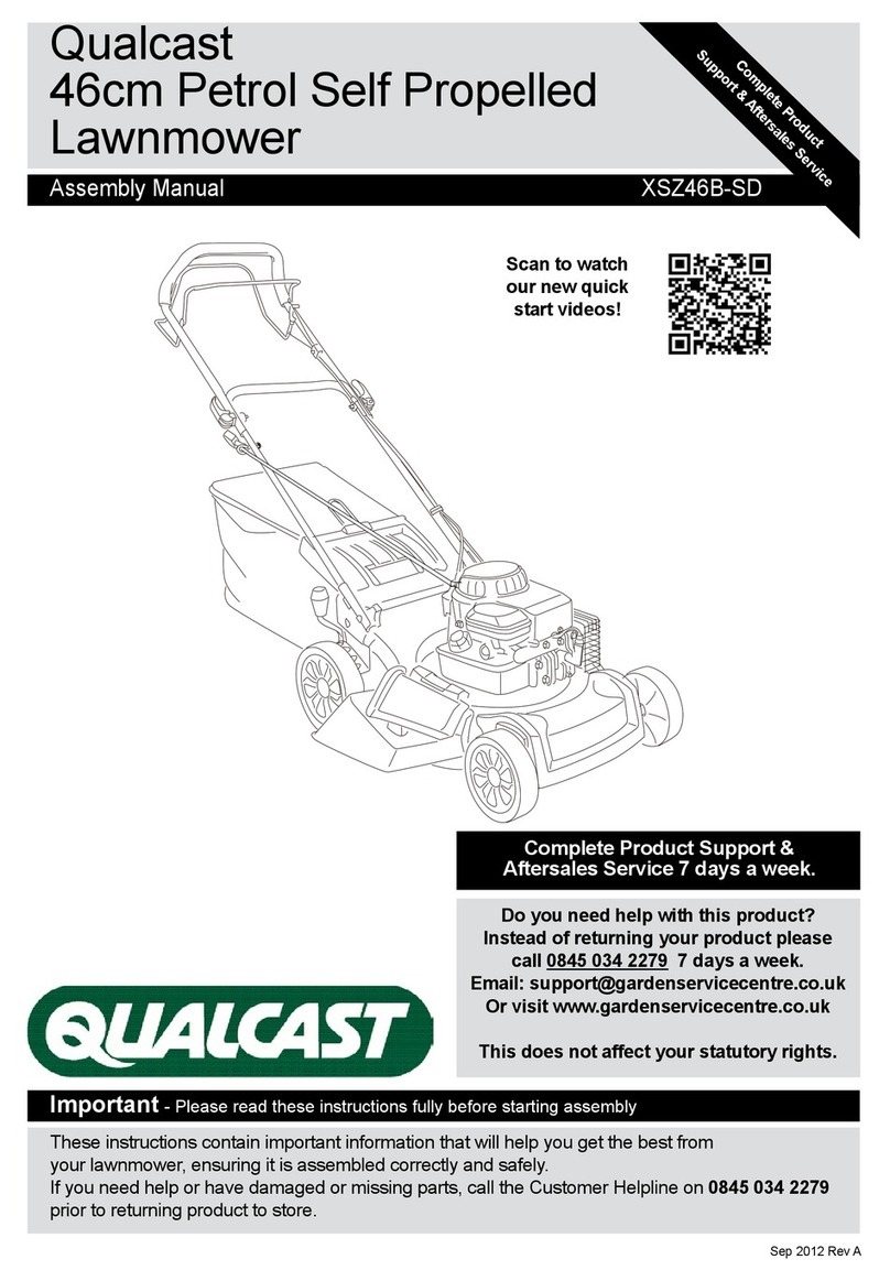 Qualcast XSZ46B-SD Assembly manual