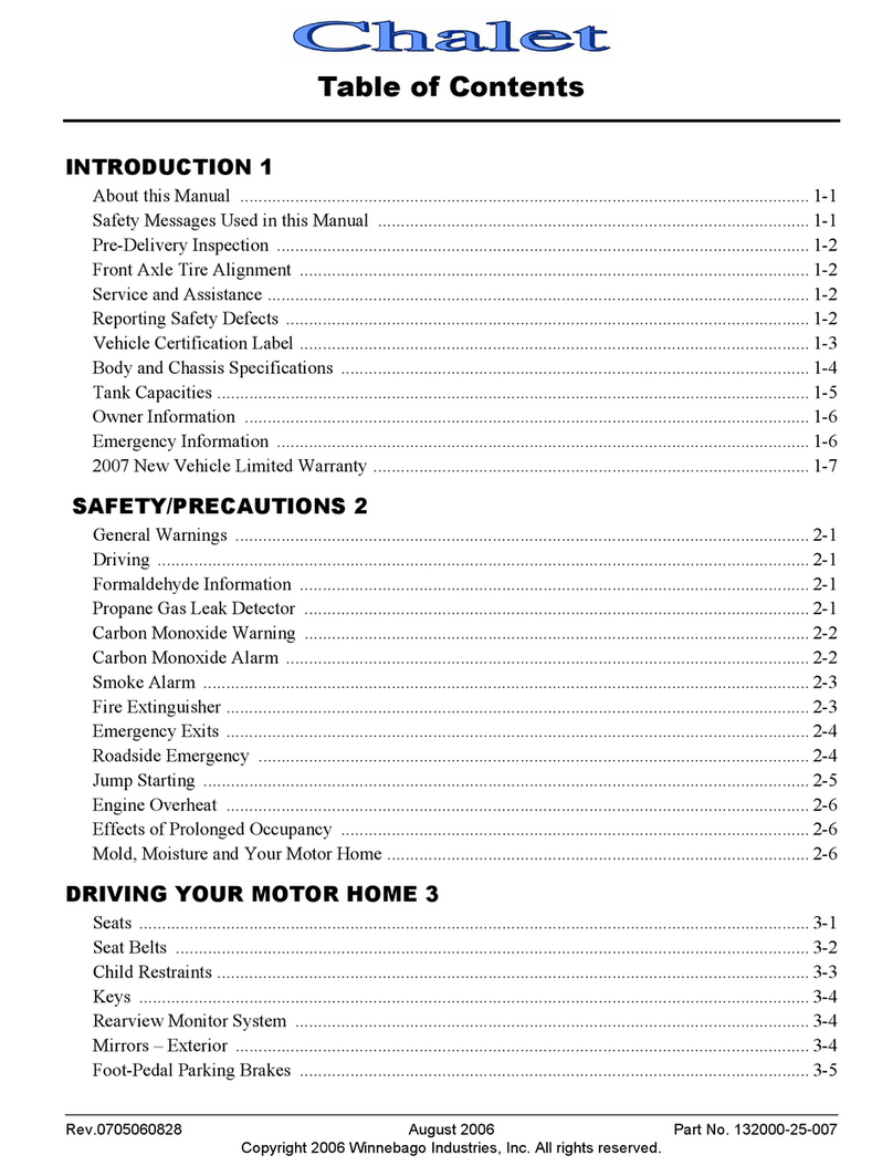 CHALET 26PR User manual