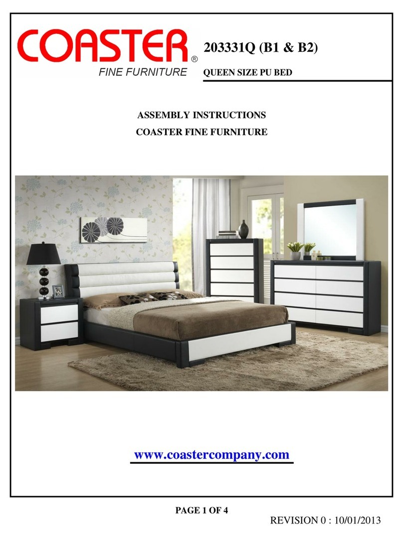 Coaster 203331Q Assembly instructions