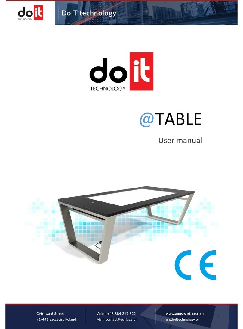 Do-it Multi-touch 42 MTT-0001 user manual Do-it Multi-touch 42 MTT-0001 user manual
