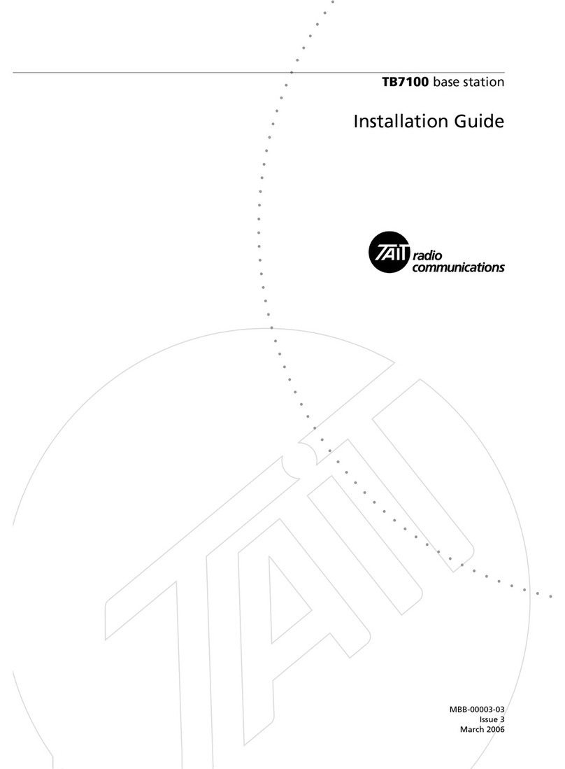 Tait TB7100 User manual