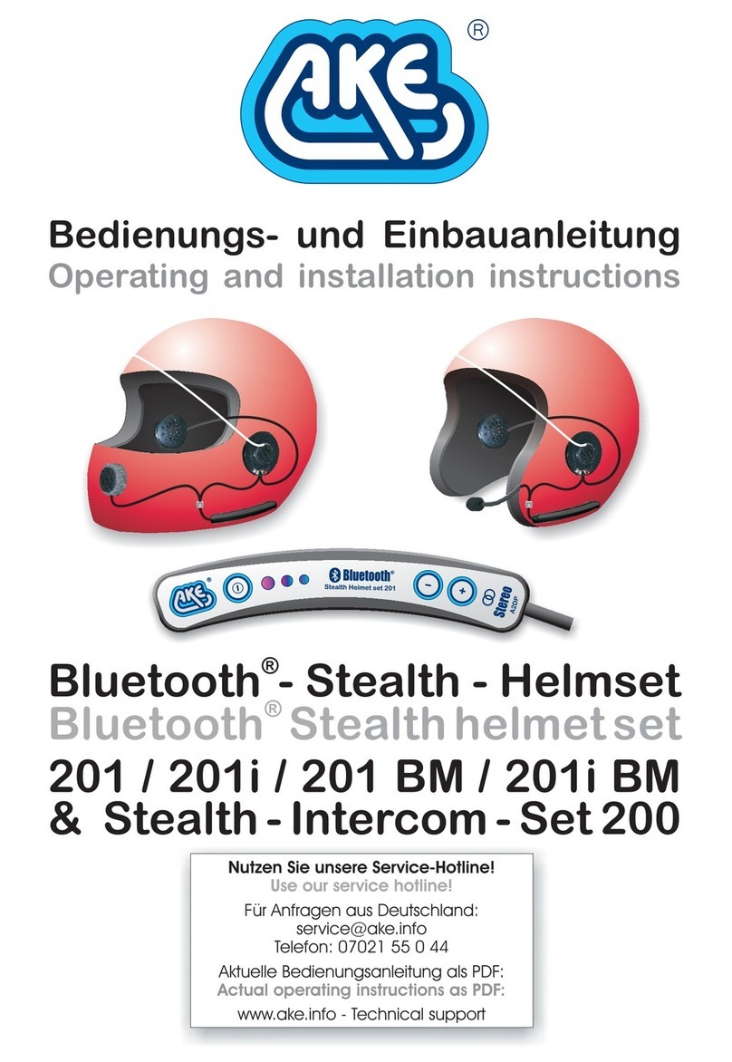 AKE Set 201 Operating and installation instructions