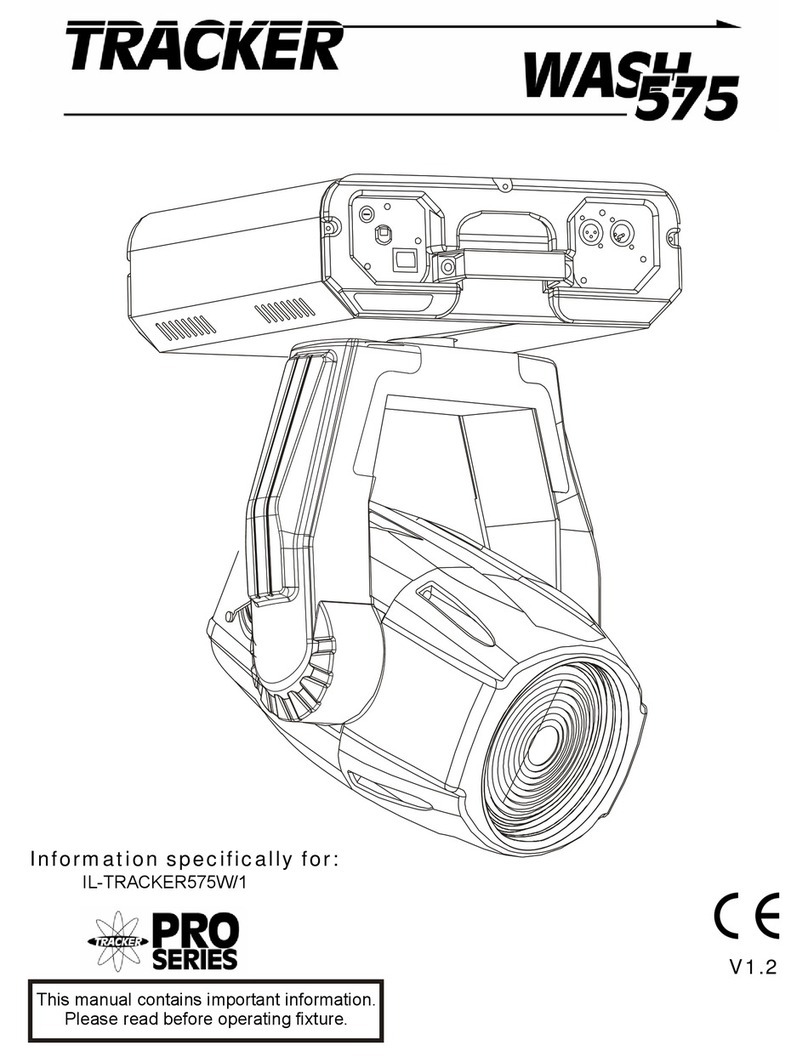 Techni-Lux IL-TRACKER575W/1 User manual Techni-Lux IL-TRACKER575W/1 User manual