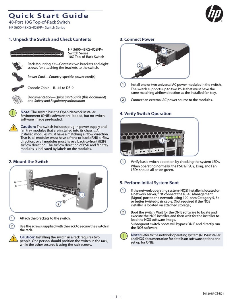 HP 5600-48XG-4QSFP+ series User manual
