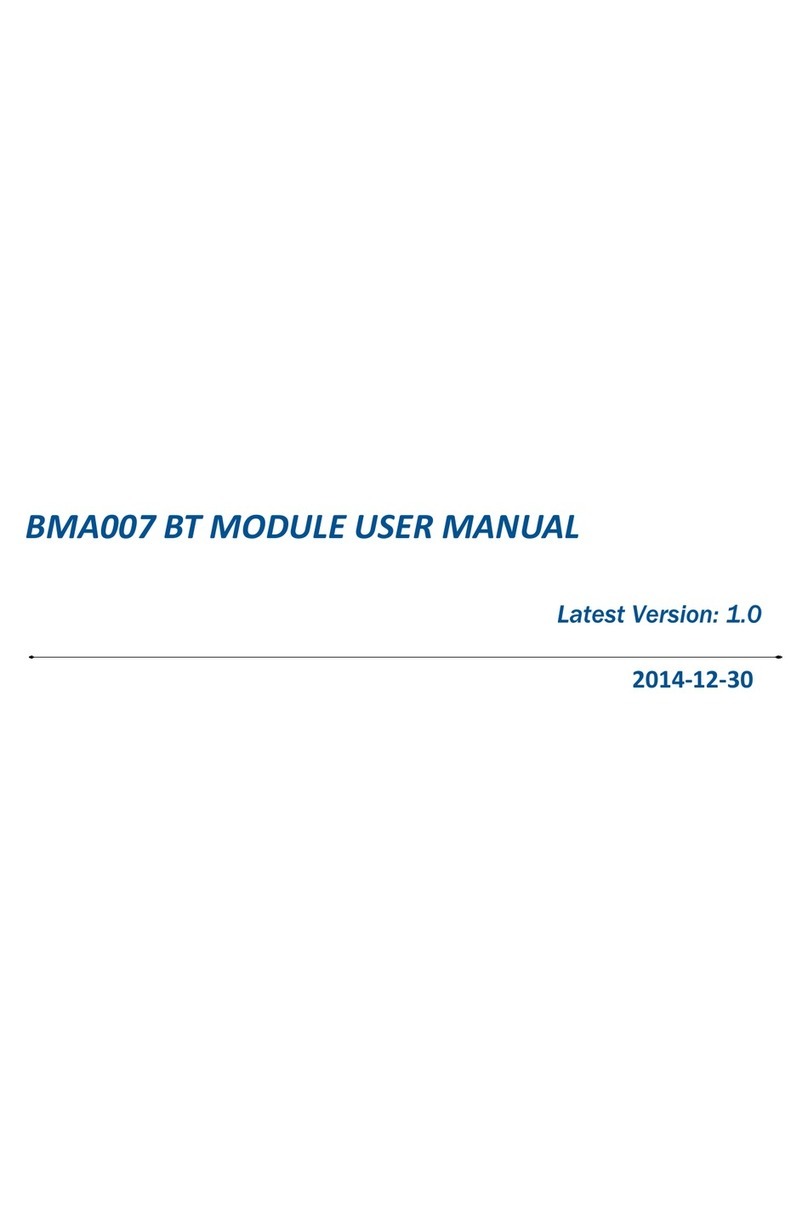 Actions BMA007 User manual