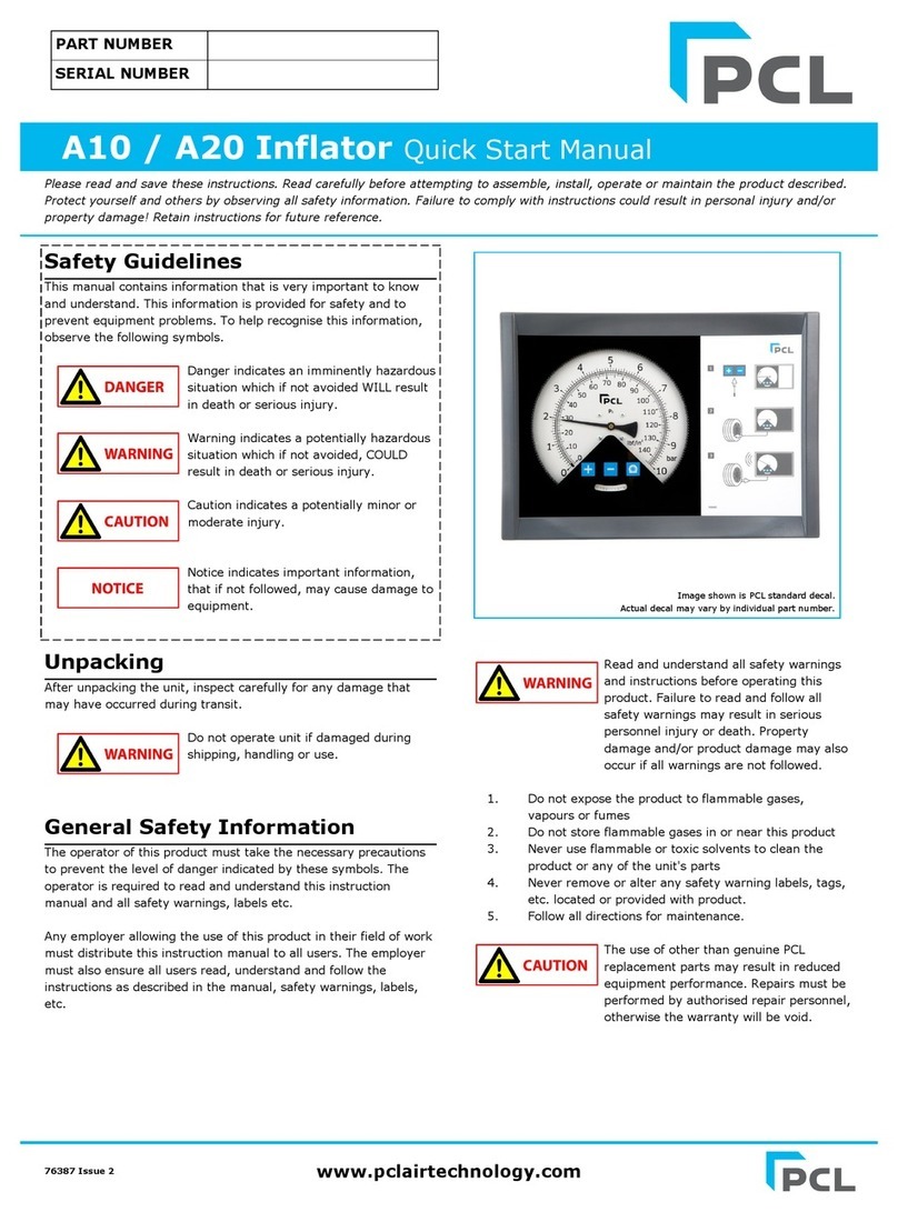pcl A10 Instruction manual