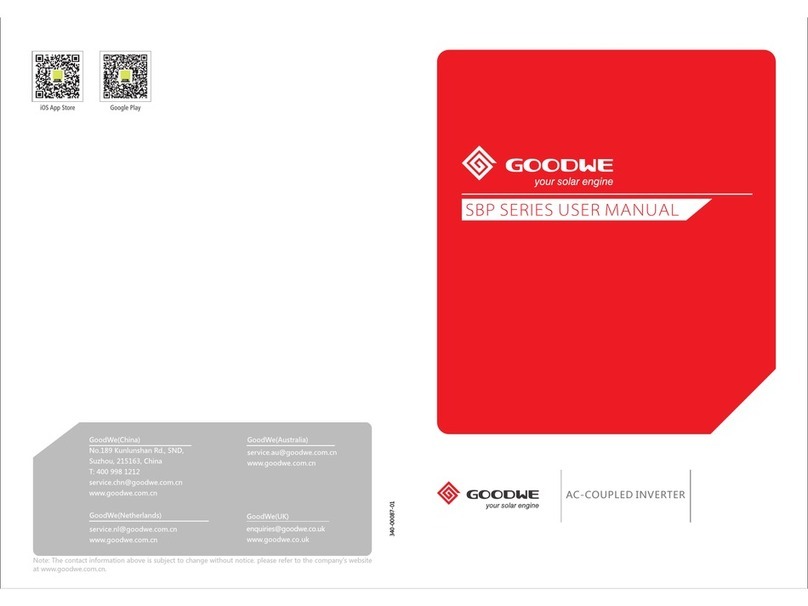Goodwe SBP SERIES User manual
