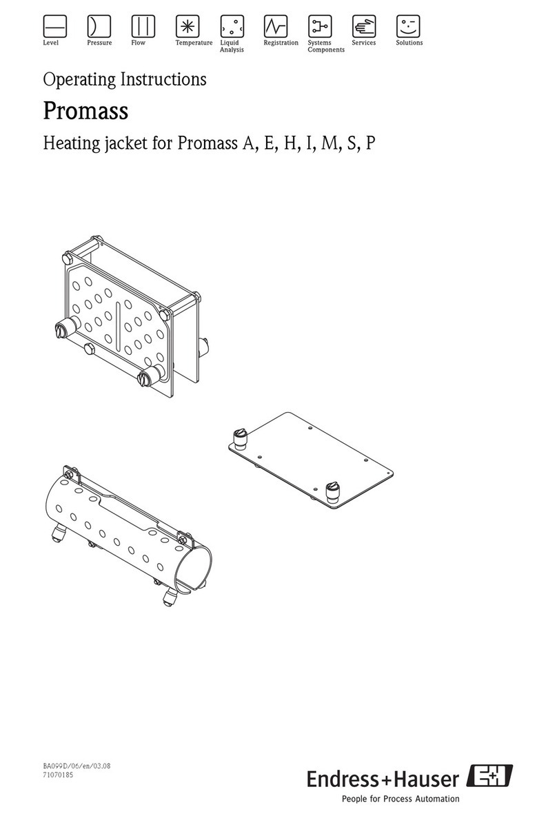 Endress+Hauser Promass operating instructions