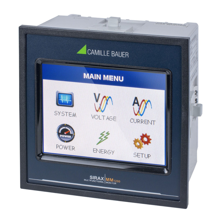 Camille Bauer SIRAX MM1200 User manual
