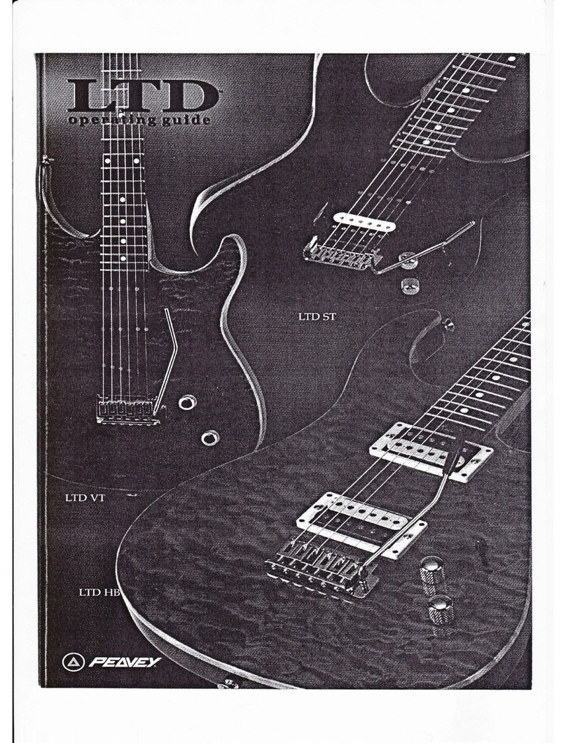Peavey LTD VT User manual Peavey LTD VT User manual