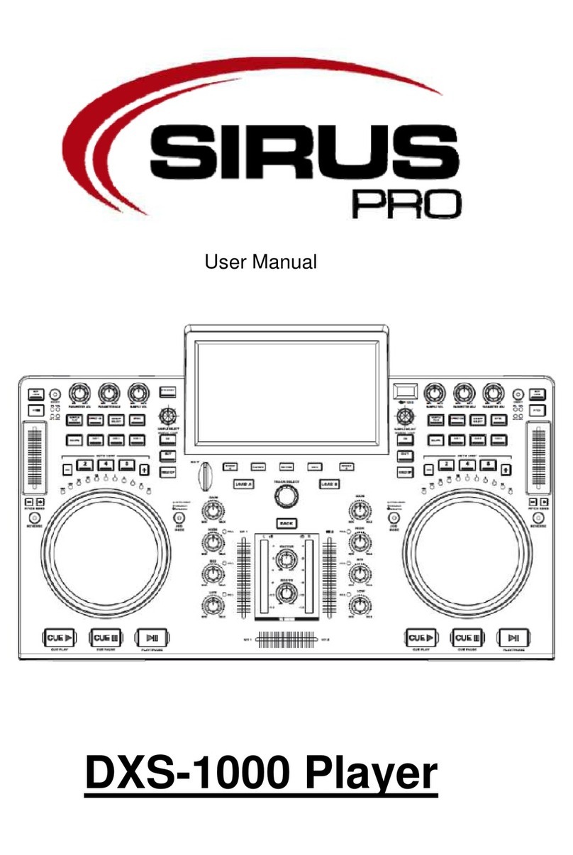 Sirus DXS-1000 user manual
