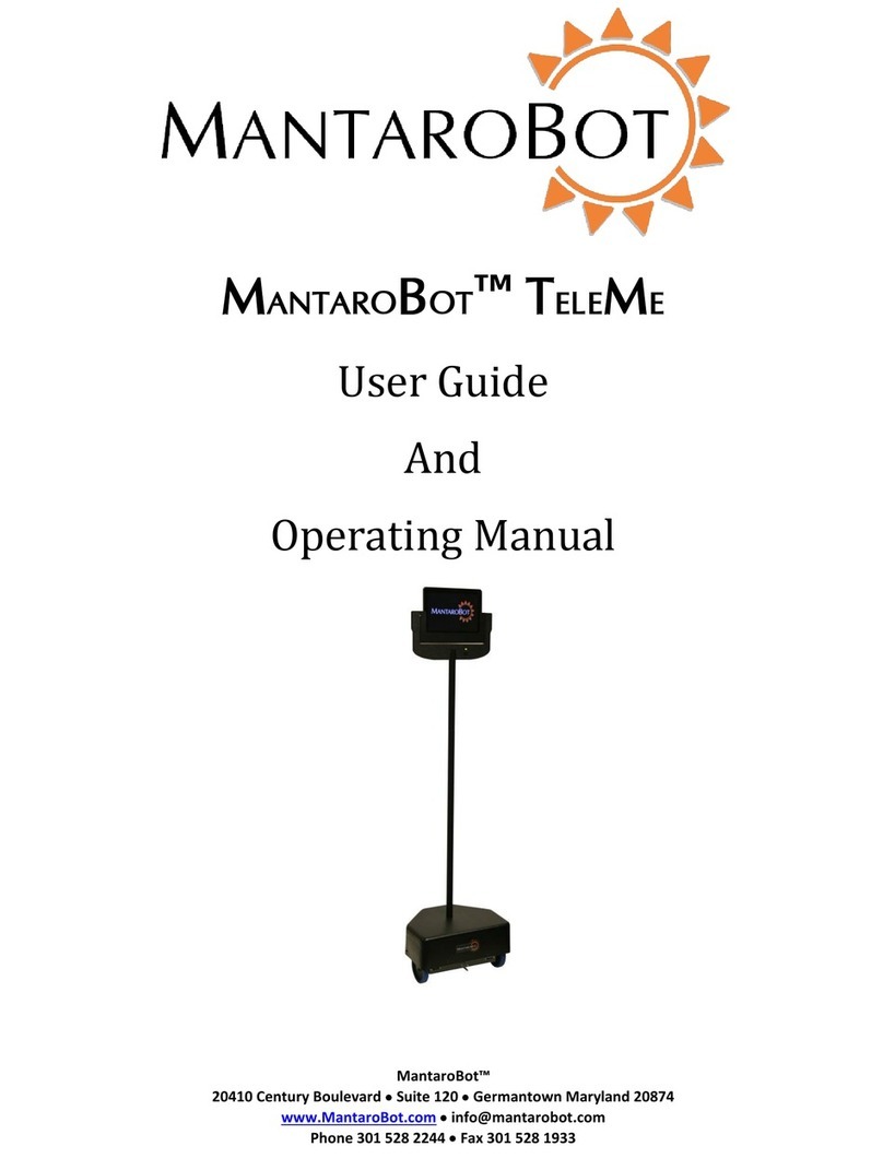 MantaroBot TeleMe User guide and operating manual