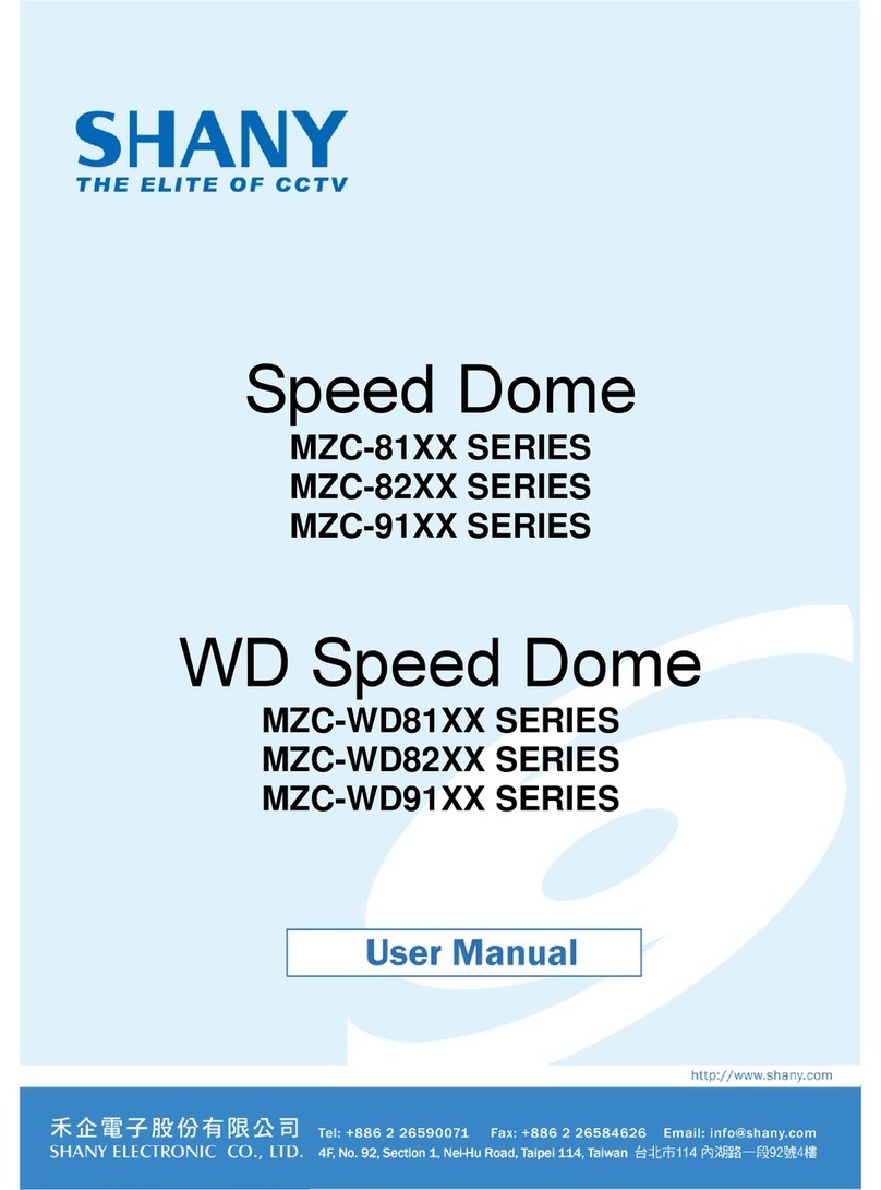 SHANY MZC-81XX SERIES user manual