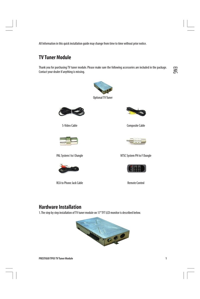 Prestigio TP03 Quick installation guide
