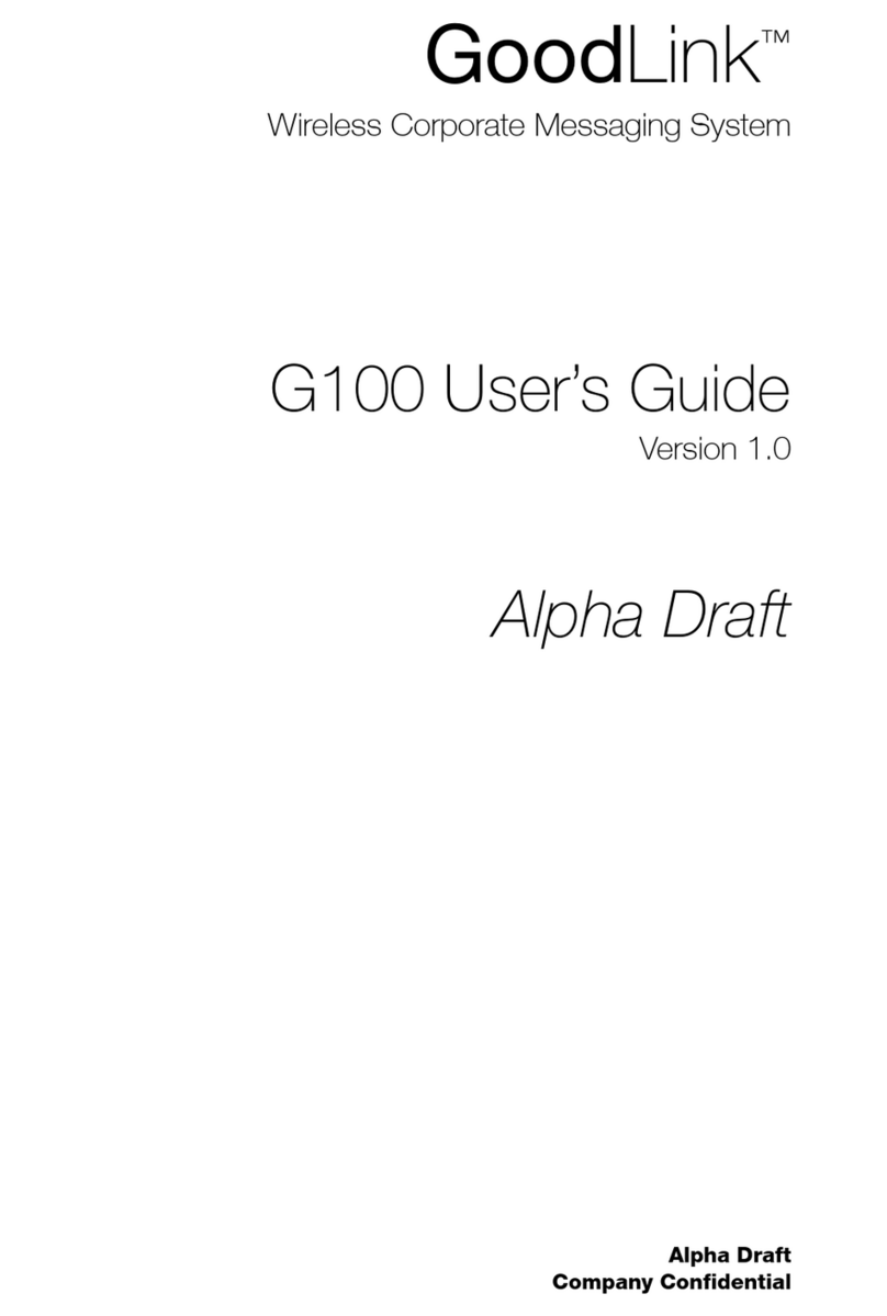 Good Technology GoodLink G100 user guide