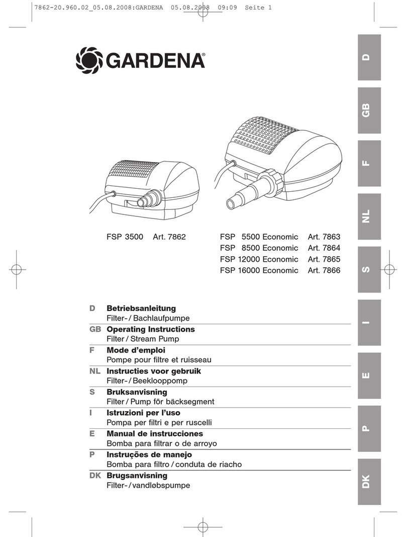 Gardena FSP 3500 operating instructions