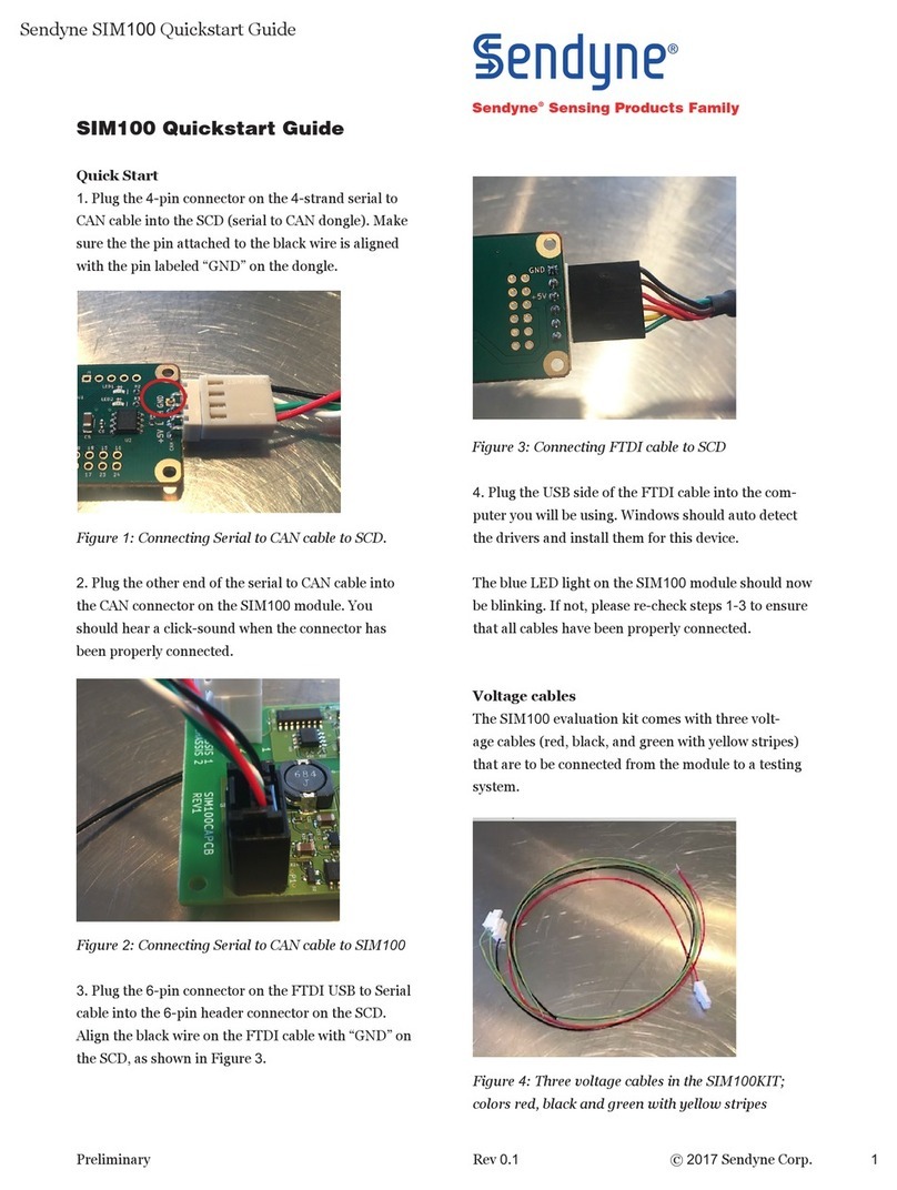 Sendyne SIM100 quick start guide