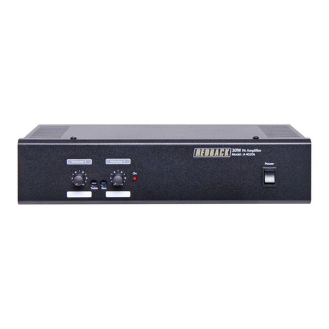 Redback A 4020A User manual