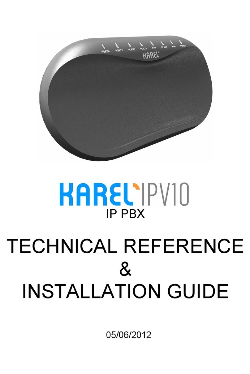 Karel IPV10 User manual