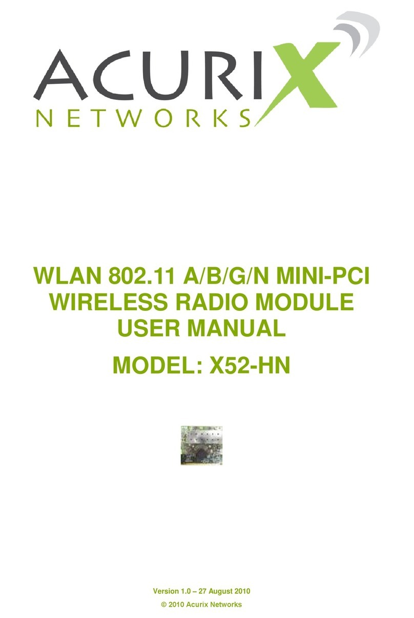 Acurix X52-HN user manual