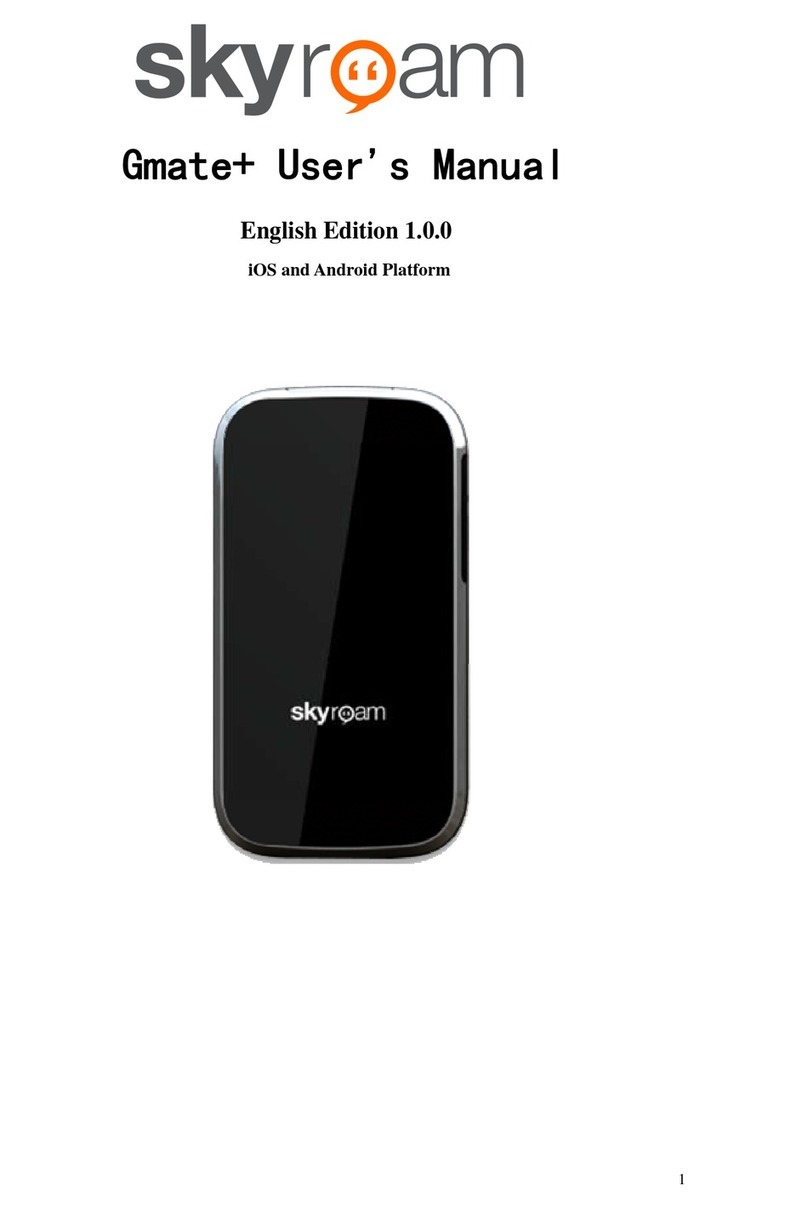 Skyroam Gmate Pluse user manual
