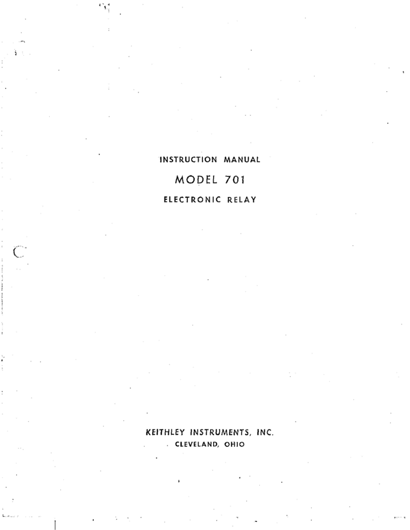 Keithley 701 User manual
