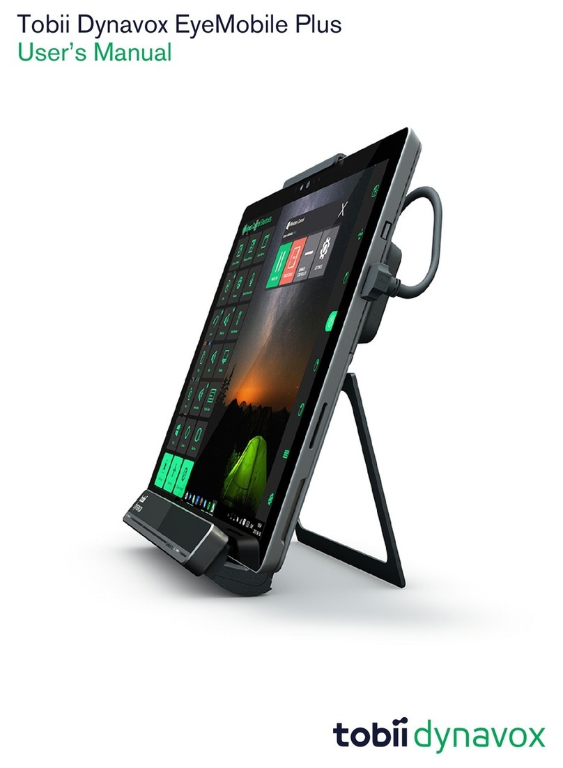 Tobii Dynavox EyeMobile Plus User manual