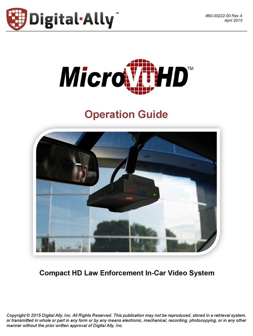 Digital-Ally MicroVu HD Operation guide