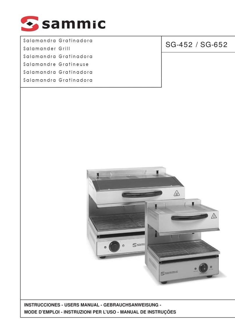 Sammic SG-452 user manual