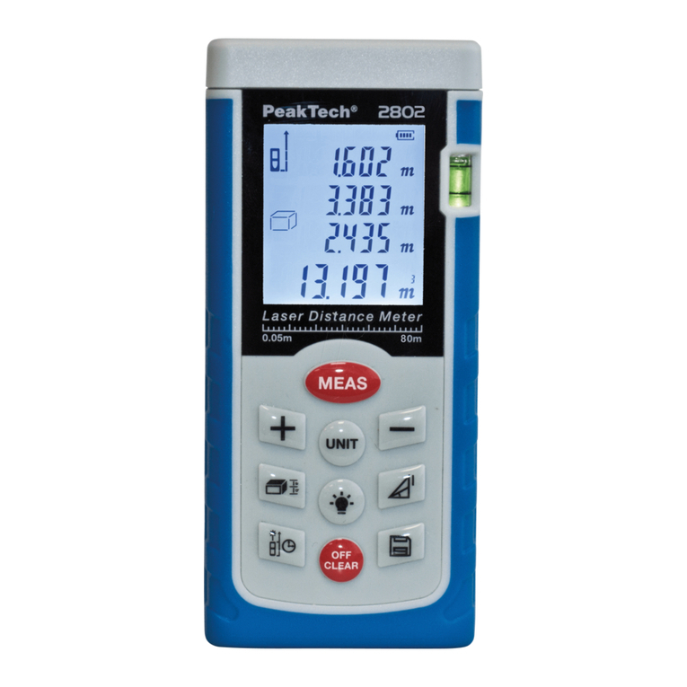 PeakTech 2801 User manual PeakTech 2801 User manual