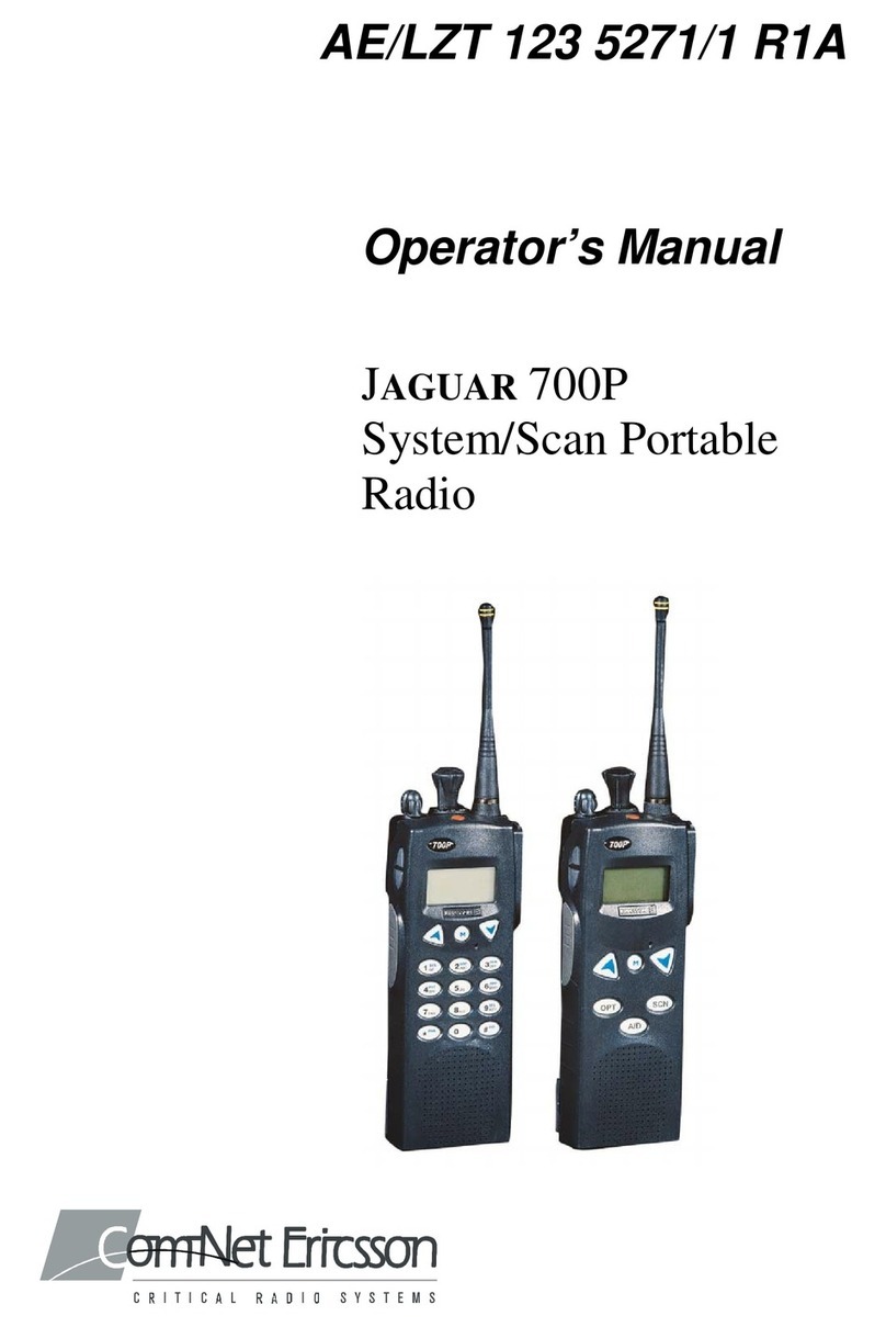 COMNET ERICSSON JAGUAR 700P Operator's manual