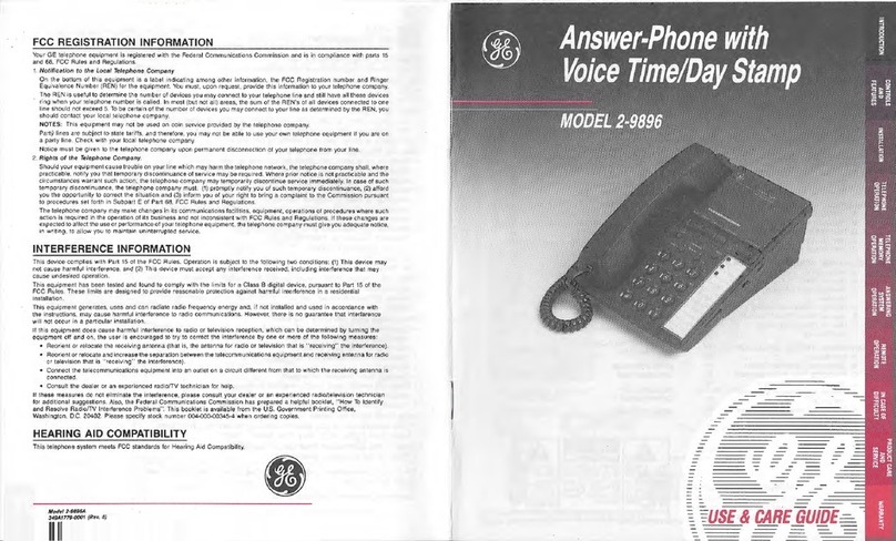 GE 2-9896 User manual