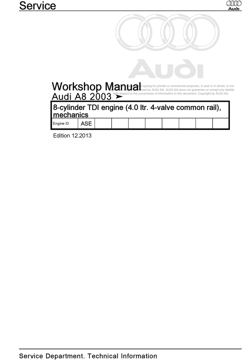 Audi 2003 A8 Instruction manual