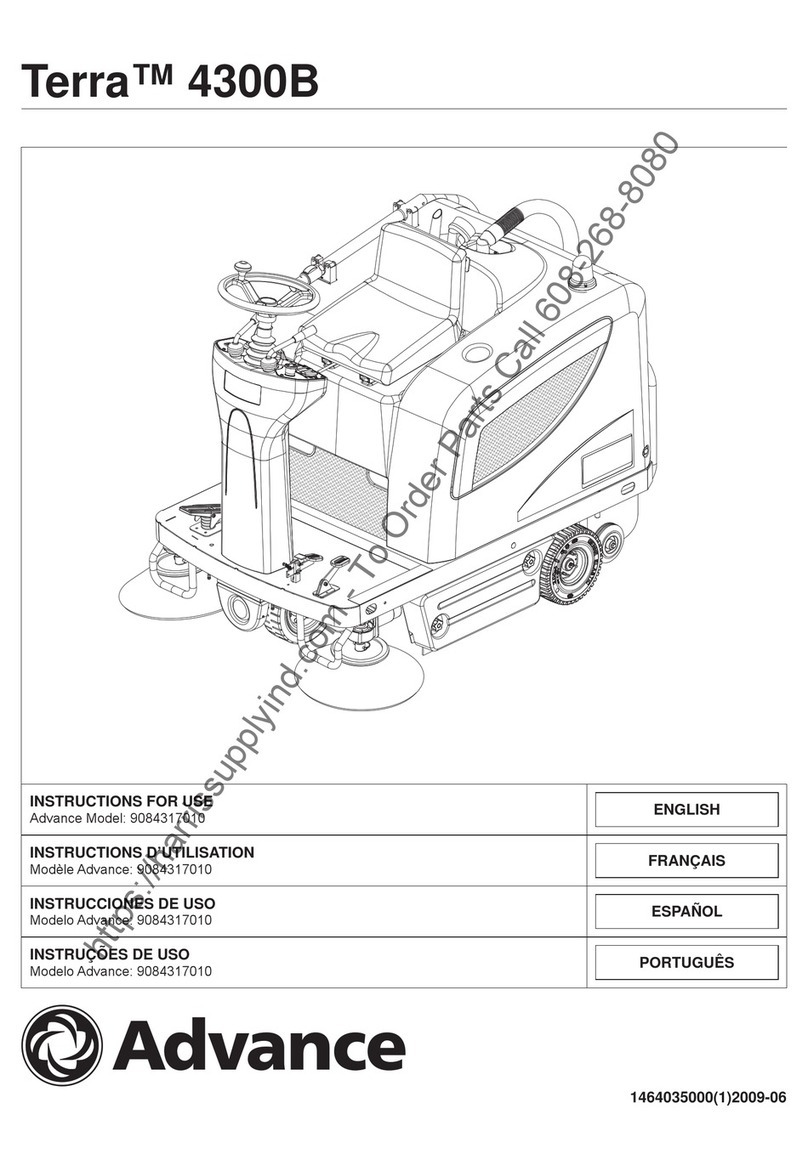 Nilfisk-Advance Terra 4300B 9084317010 Instructions for use