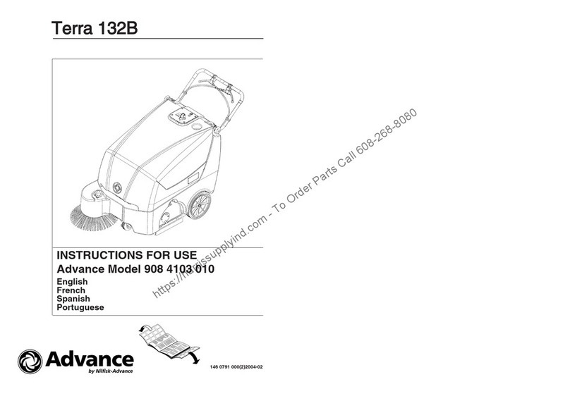 Nilfisk-Advance Terra 132B 908 4103 010 User manual