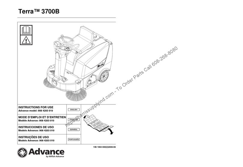 Nilfisk-Advance Terra 3700B 908 4203 010 User manual