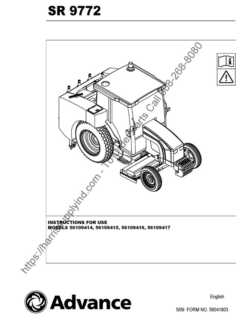 Nilfisk-Advance SR 9772 56109414 User manual