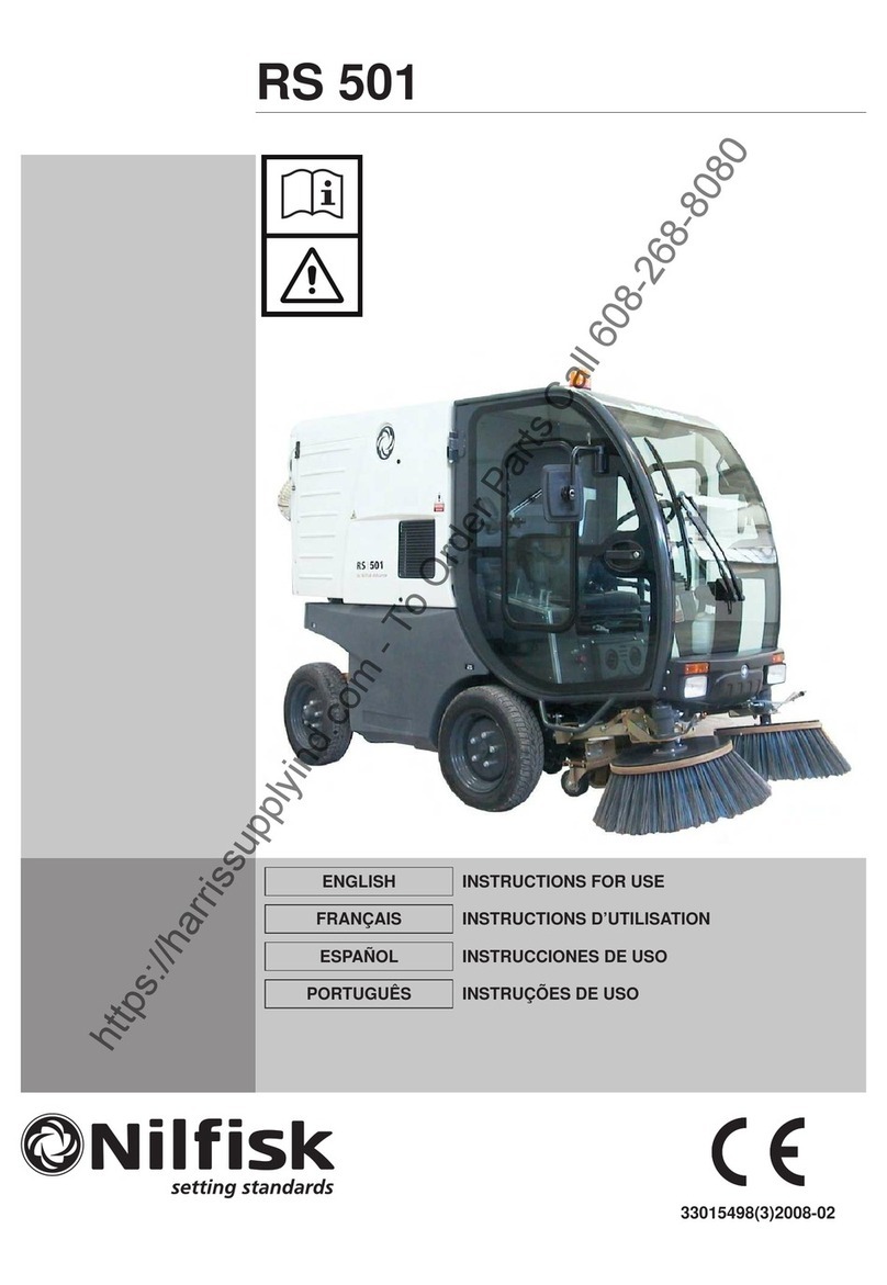 Nilfisk-Advance RS 501 User manual