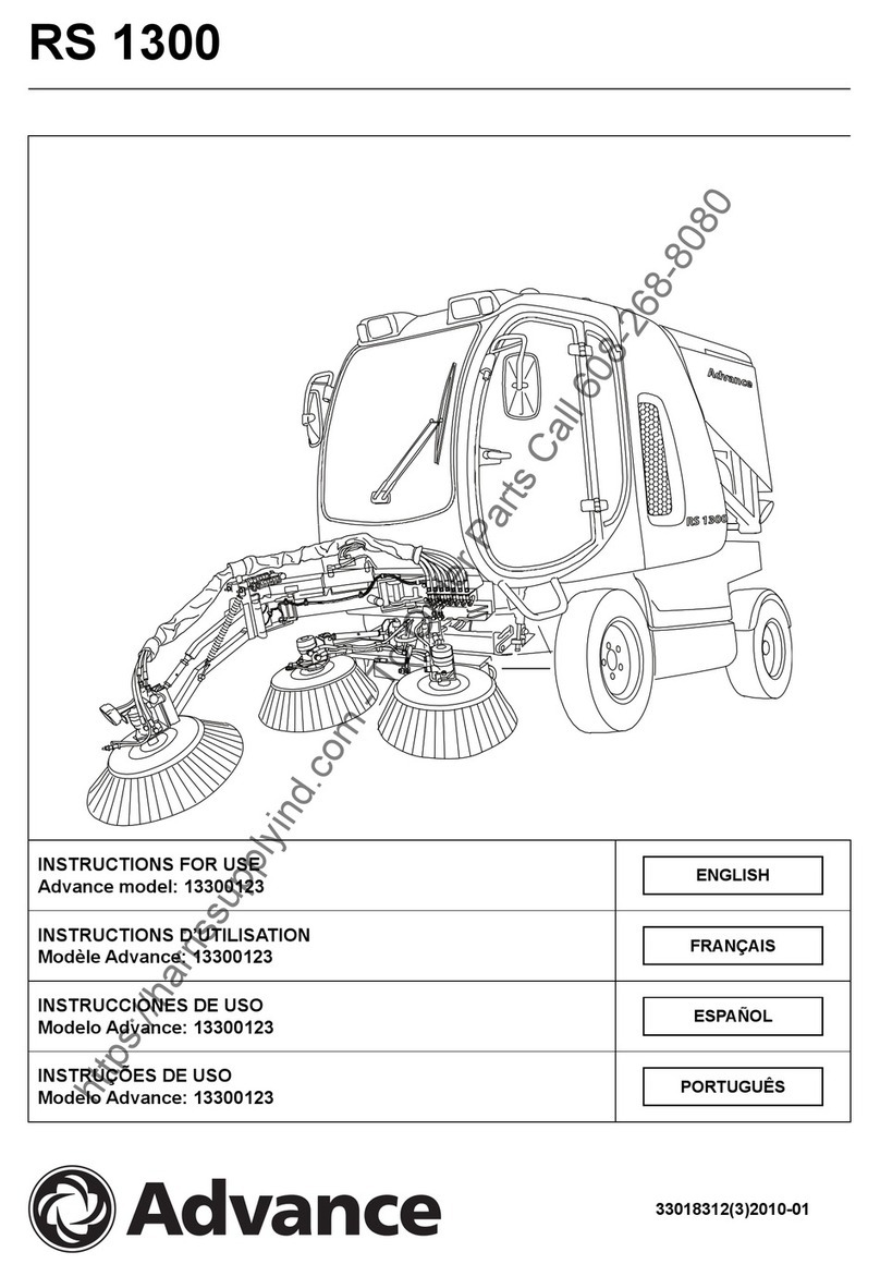 Nilfisk-Advance RS 1300 13300123 Instructions for use
