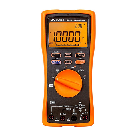 Keysight U1241C quick start guide