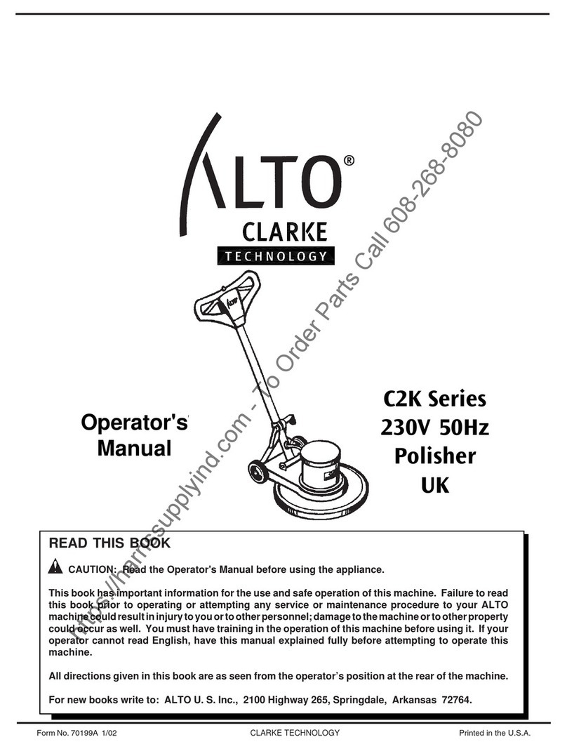 Clarke C2K-16 Operator's manual