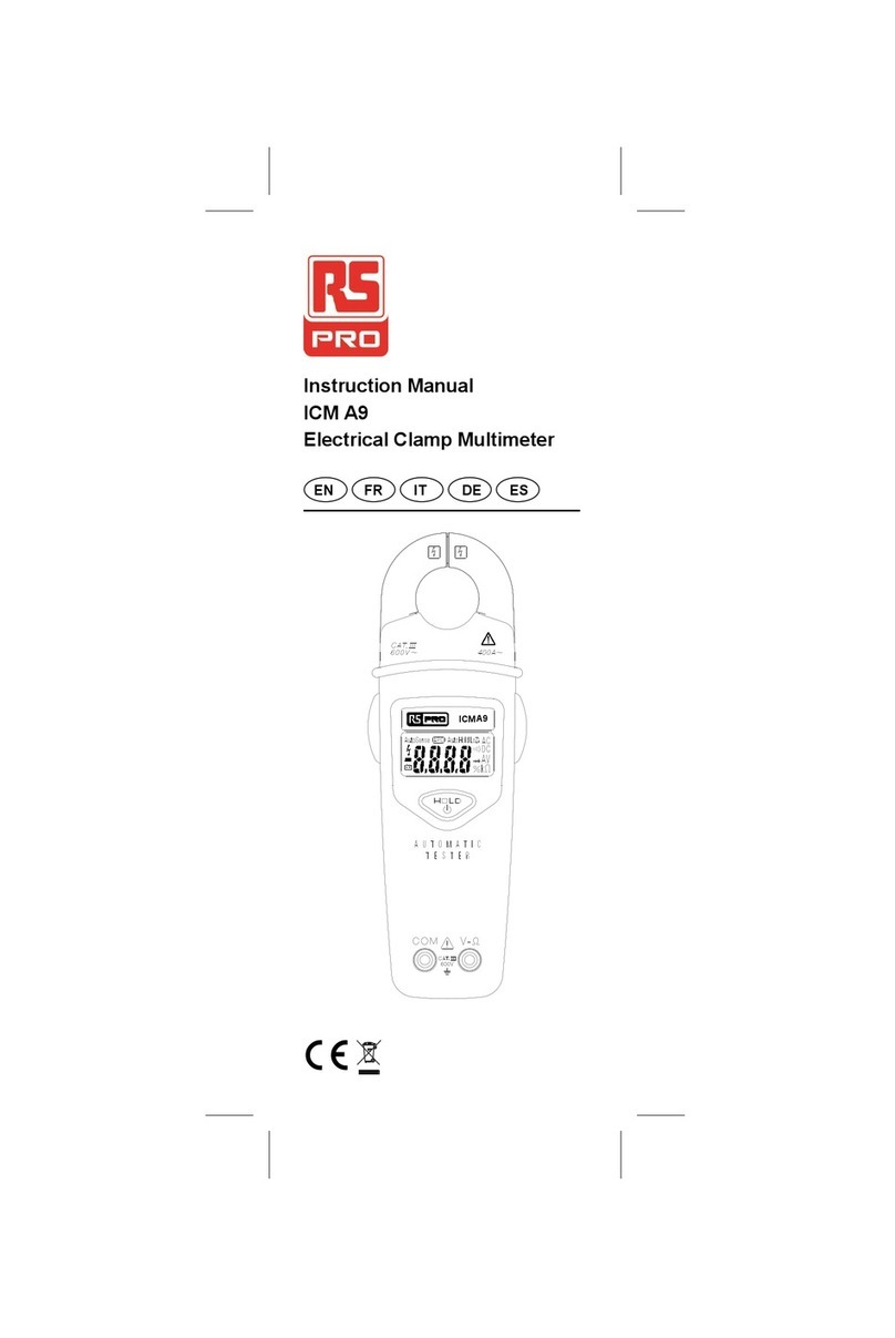 RS ICM A9 instruction manual
