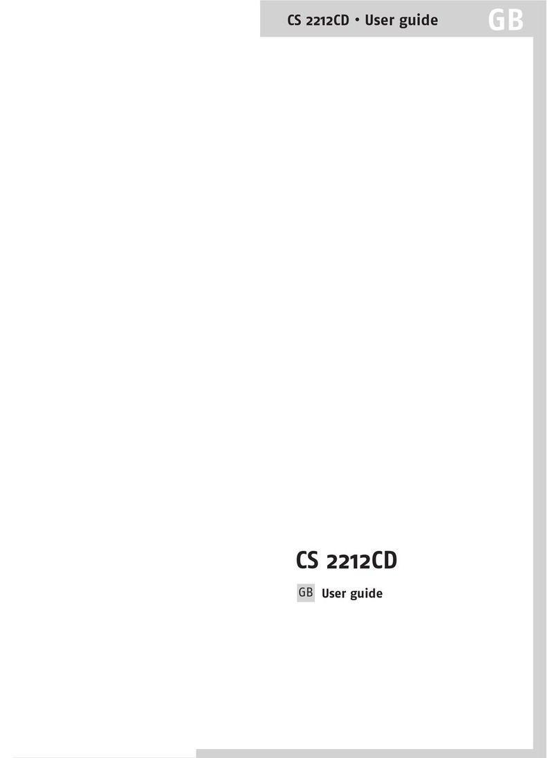 Opus CS 2212CD User manual