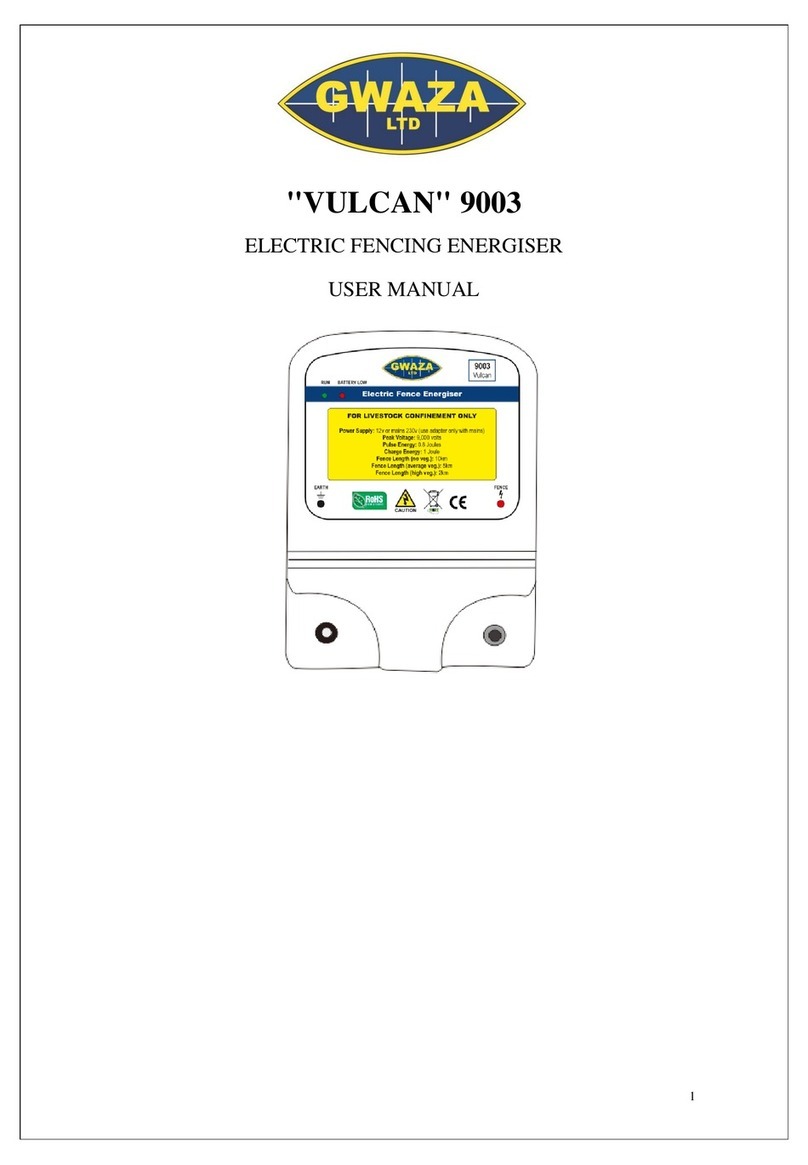 GWAZA VULCAN 9003 user manual