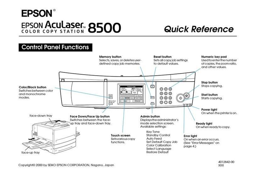 Epson AcuLase 8500 User manual